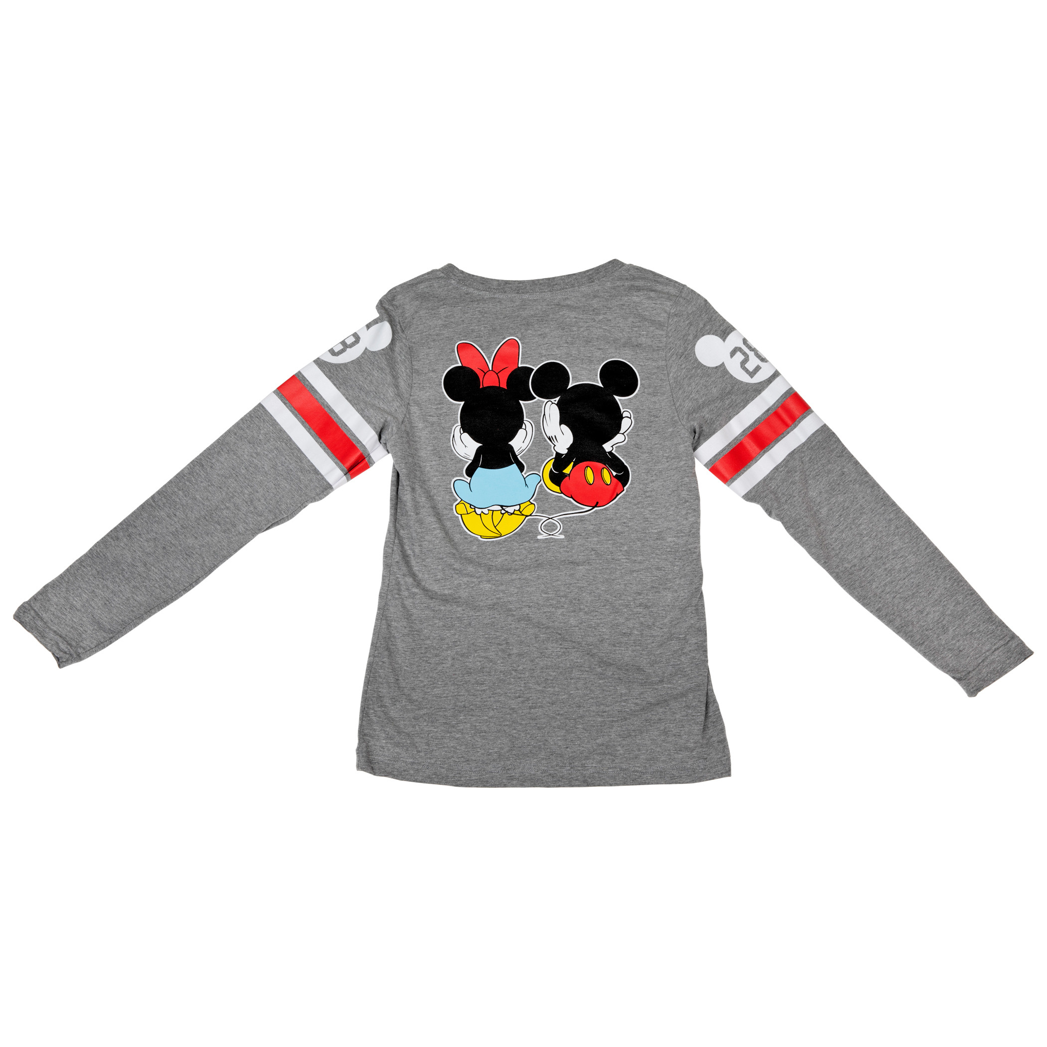 Disney Mickey & Minnie Mouse Two of a Kind Juniors Long Sleeve T-Shirt